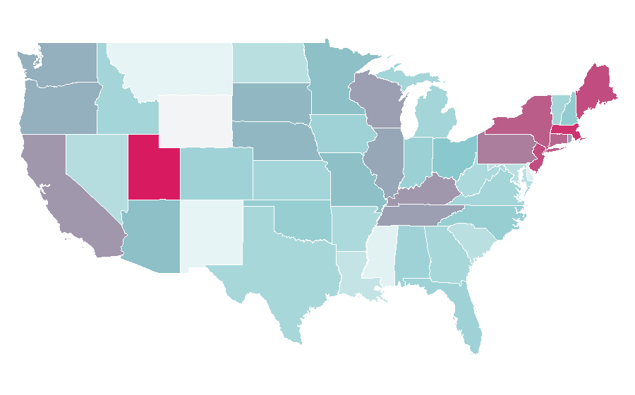 Affinity by region — Harry Styles, United States