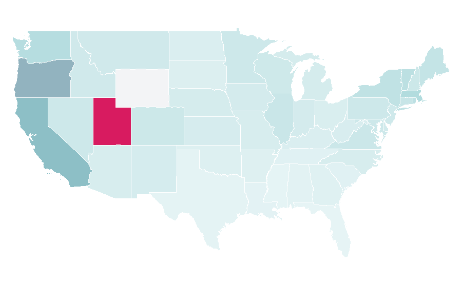Affinity by region — Harvey Milk, United States