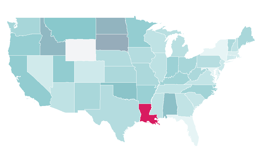 Affinity by region — Hatchet, United States