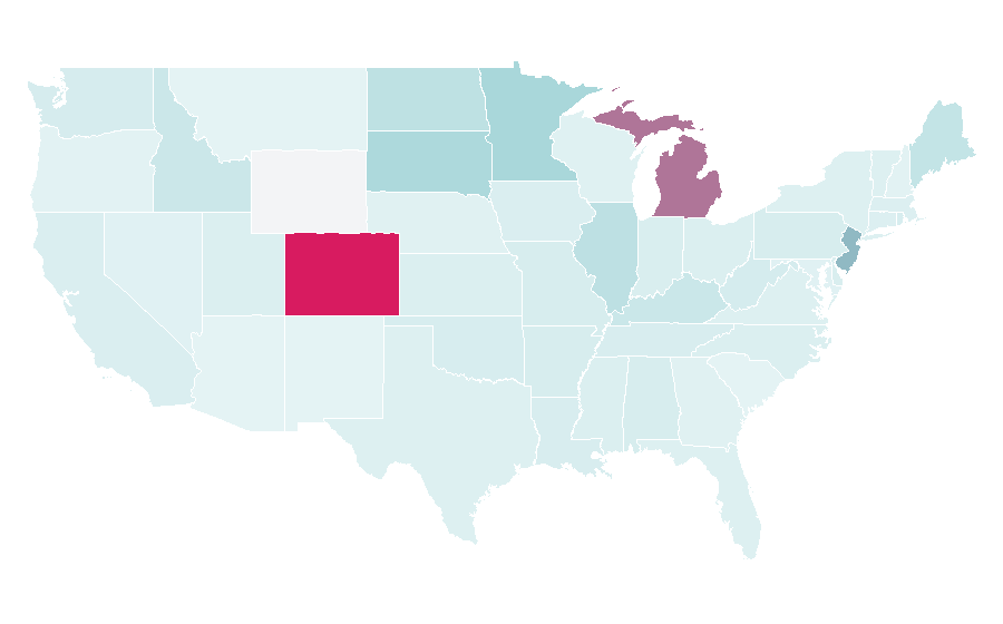 Affinity by region — Hazel, United States