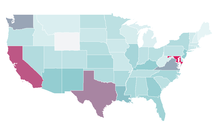 Affinity by region — Hazmat, United States