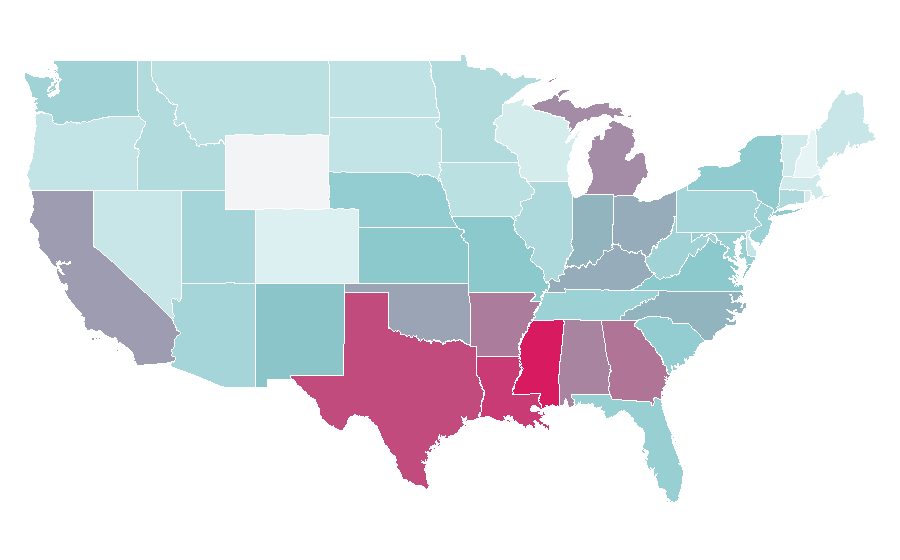 Affinity by region — Head (company), United States