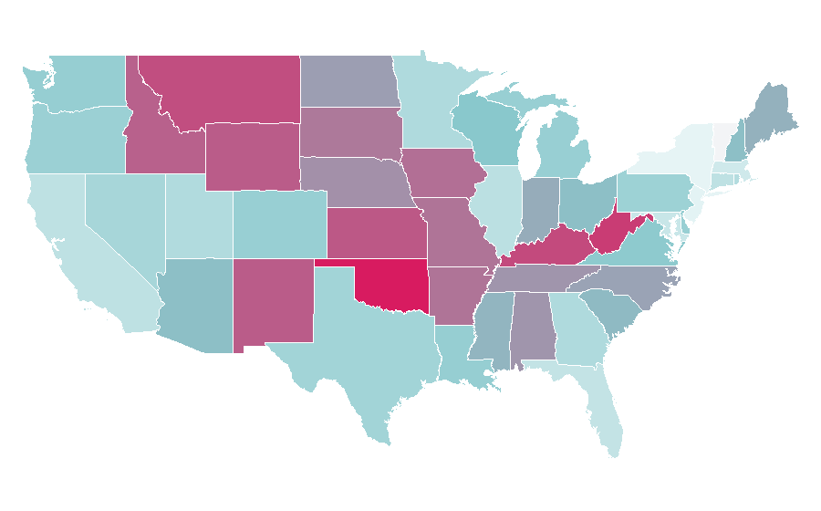Affinity by region — Heartbreak Ridge, United States