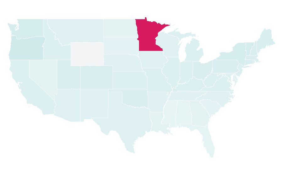 Affinity by region — Heathers, United States