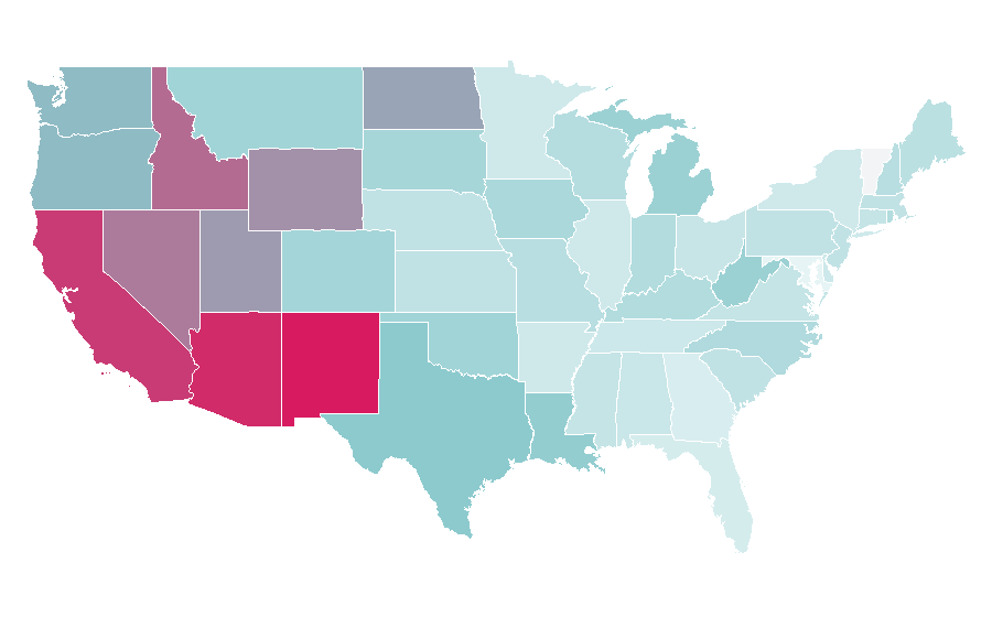 Affinity by region — Heatwave (band), United States