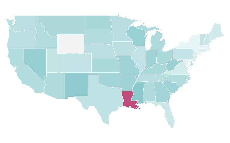 Affinity by region — Heavy equipment operator, United States