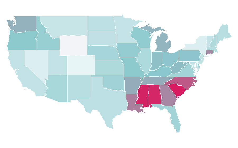 Affinity by region — Hedge trimmer, United States