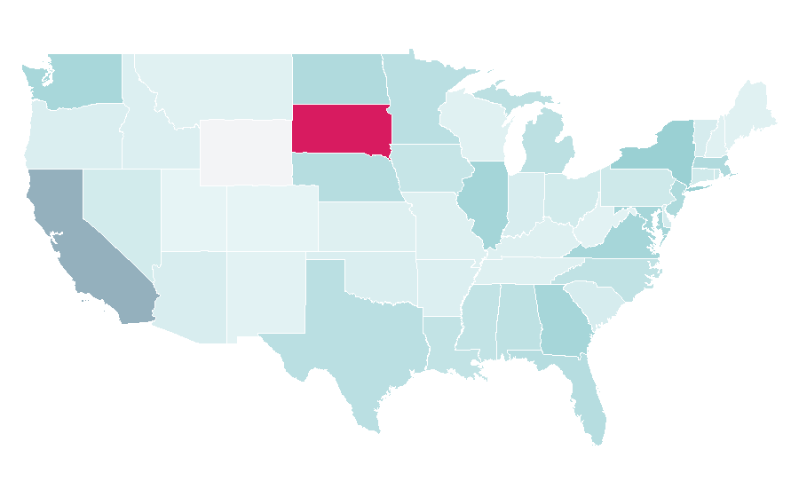 Affinity by region — Hefty, United States