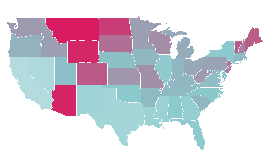 Affinity by region — HelloFresh, United States