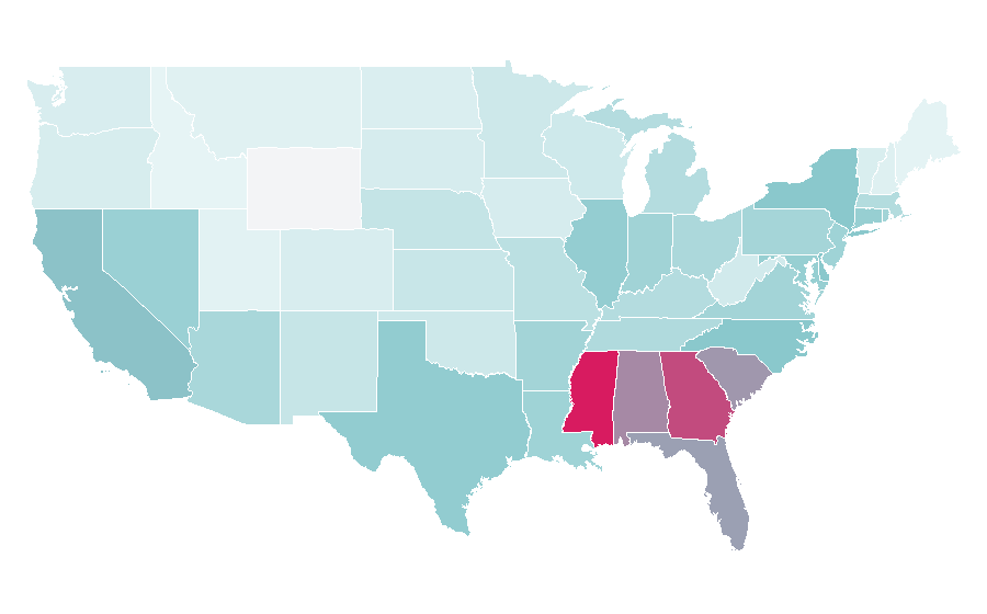 Affinity by region — Hellstar, United States