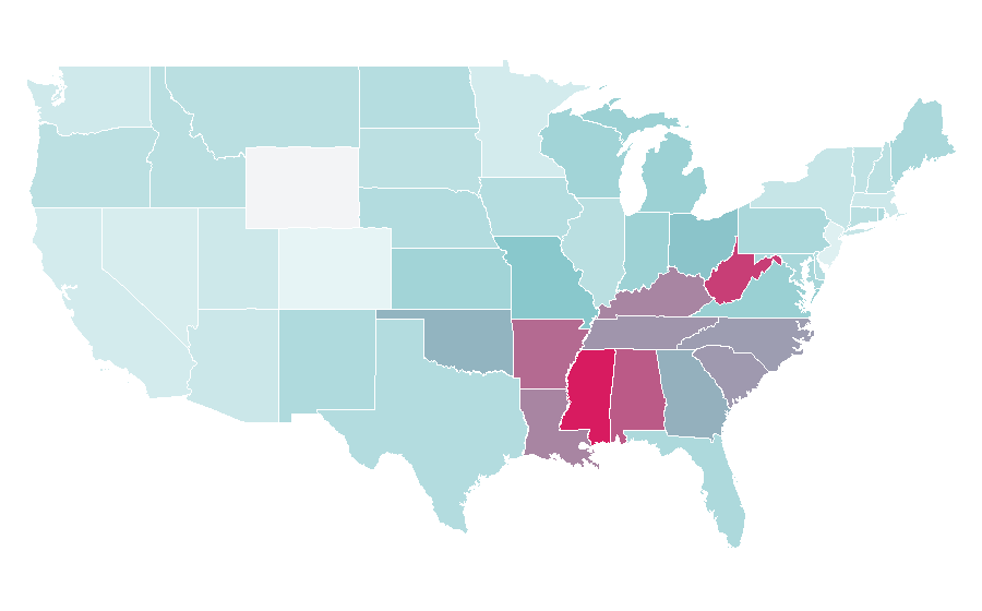Affinity by region — Helsingin Sanomat, United States
