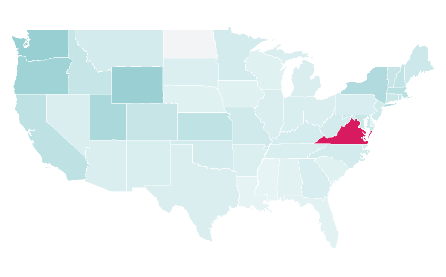 Affinity by region — HEMA, United States