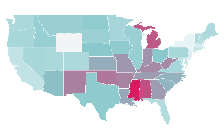 Affinity by region — Hemi engine, United States