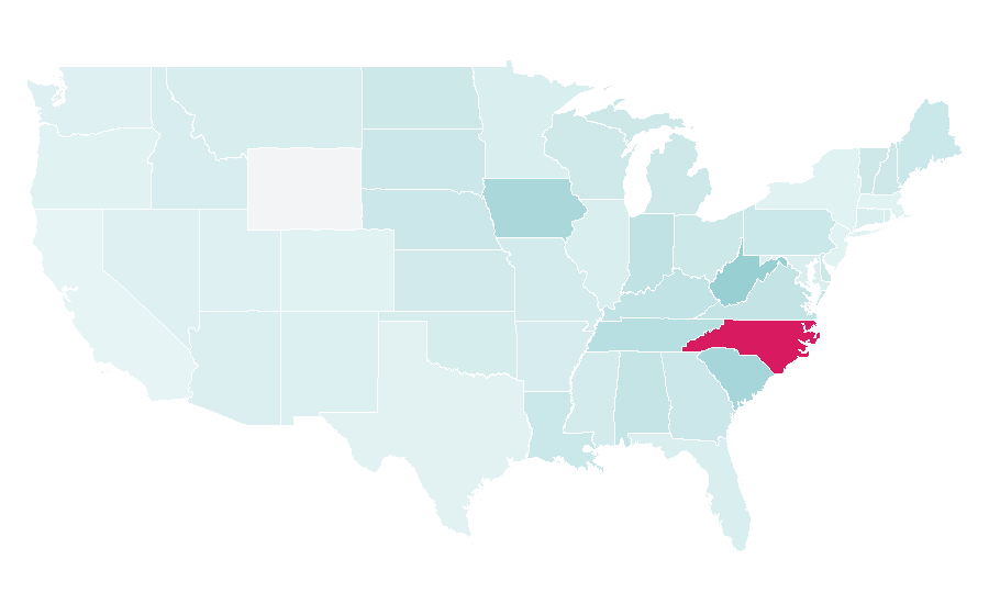 Affinity by region — Hendrick Motorsports, United States
