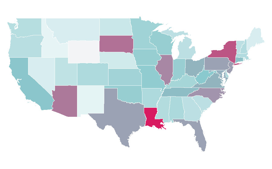 Affinity by region — Hepatology, United States