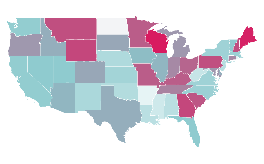 Affinity by region — H.E.R., United States