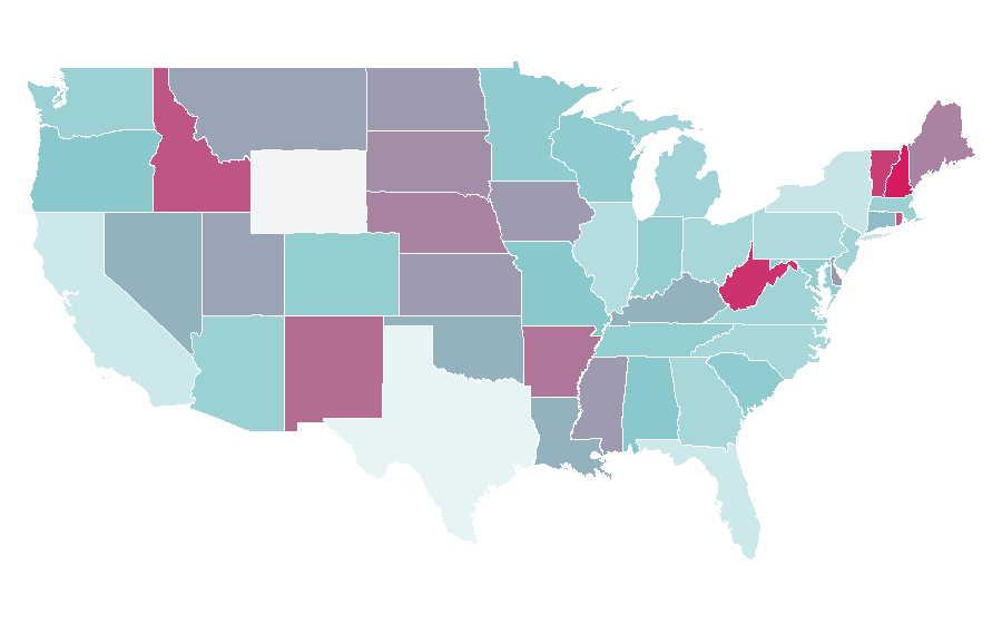 Affinity by region — Her Majesty's Theatre, United States
