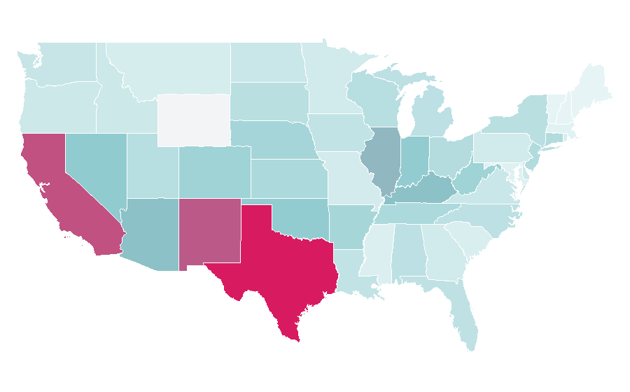 Affinity by region — Herbal Essences, United States