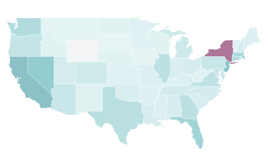 Affinität nach Region — Hermes, Oise, USA