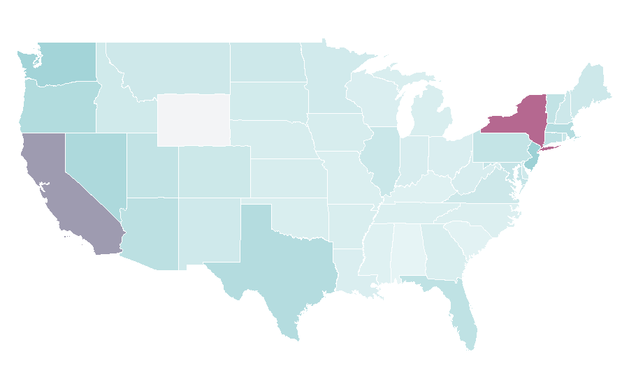 Affinity by region — Herschel Supply Co., United States