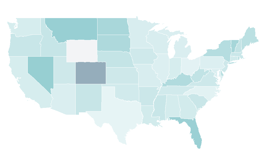 Affinity by region — Heute (newspaper), United States
