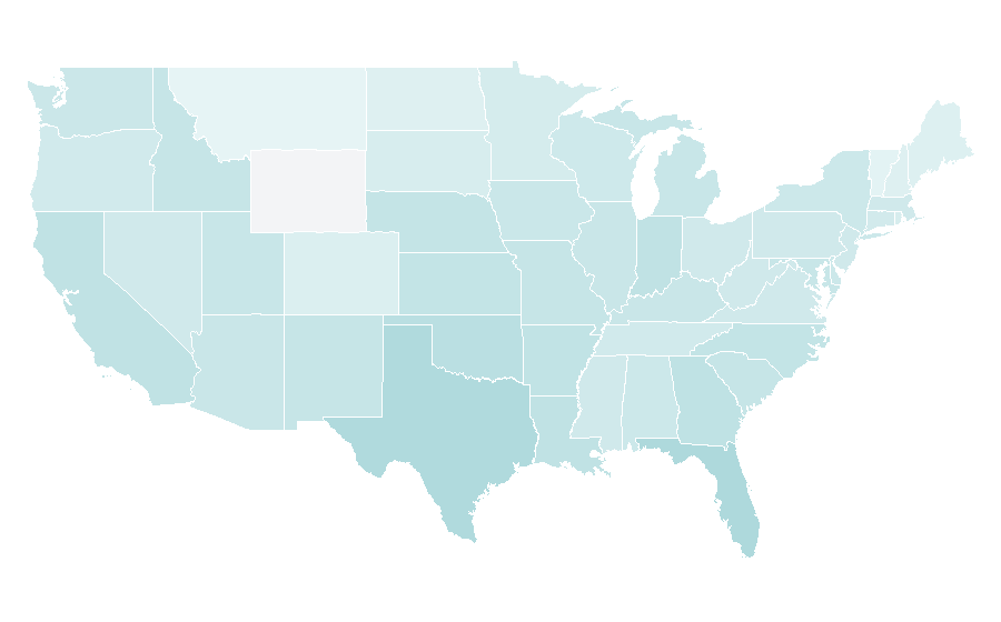 Affinity by region — Hibiscus, United States
