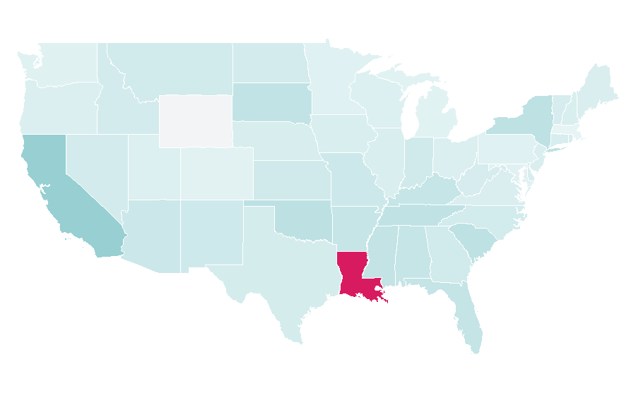 Affinity by region — High-definition video, United States