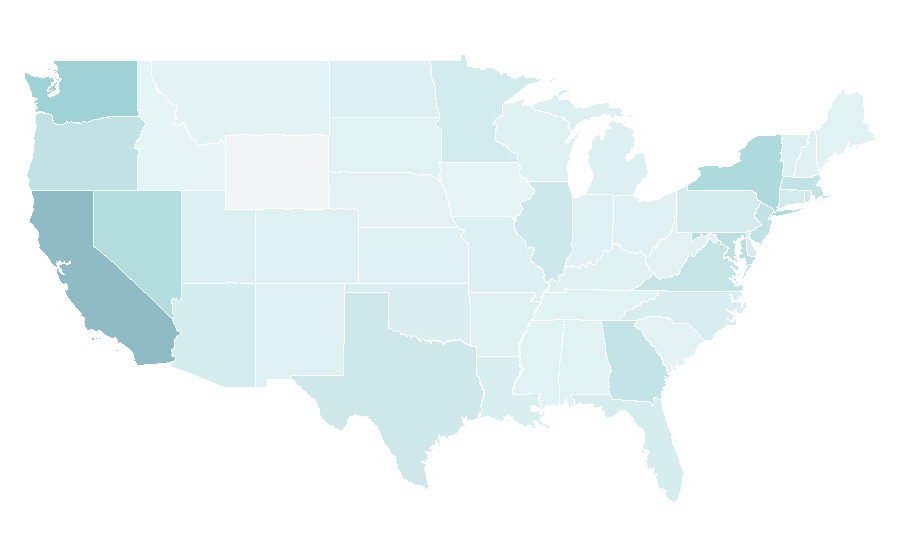 Affinity by region — Hikaru Utada, United States