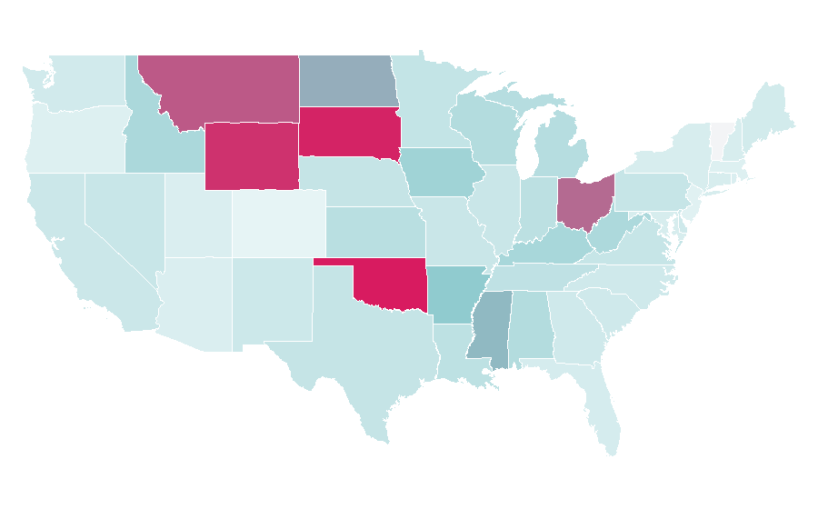 Affinity by region — Hinder, United States