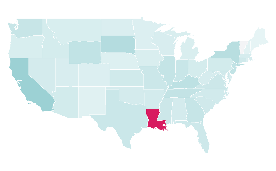 Affinity by region — Hindi, United States