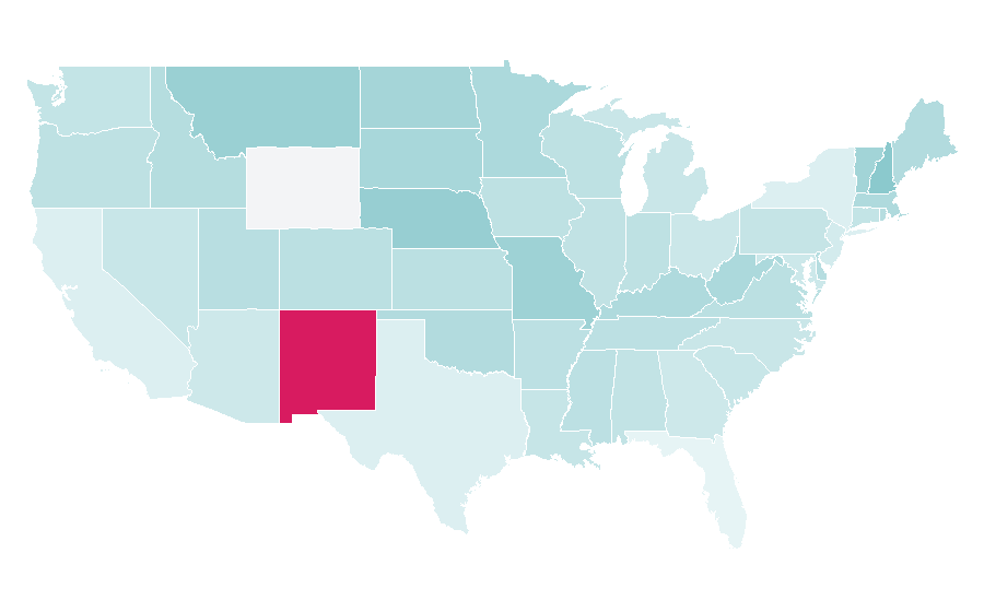 Affinity by region — Historical mystery, United States