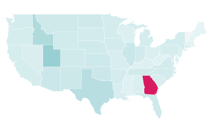 Affinity by region — Hitch, United States