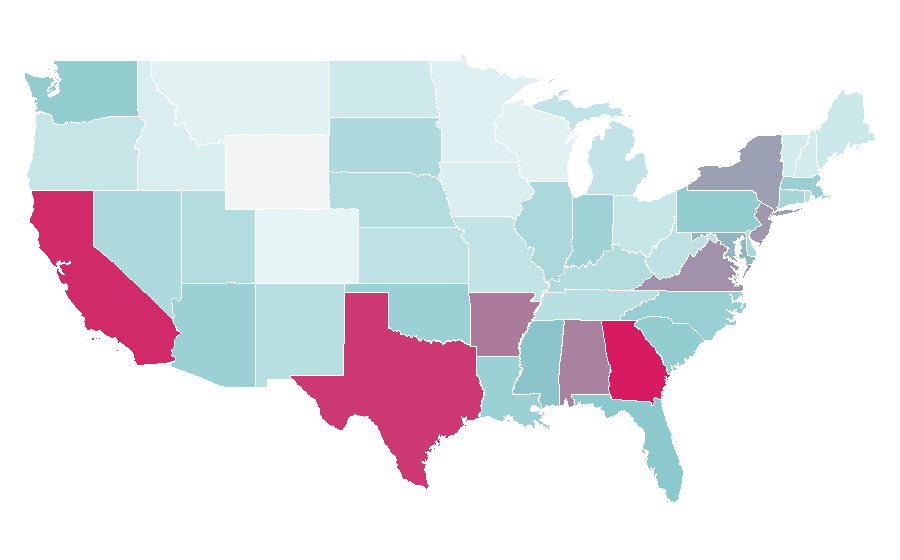 Affinity by region — Hoax, United States