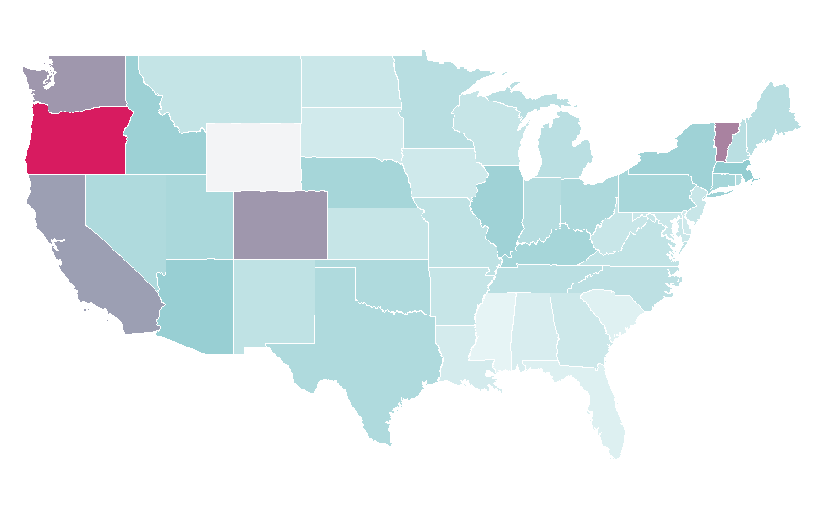 Affinity by region — Hobo Johnson, United States