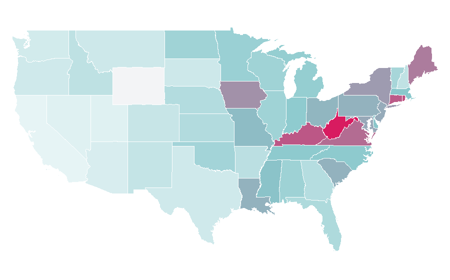Affinity by region — Hoda Kotb, United States