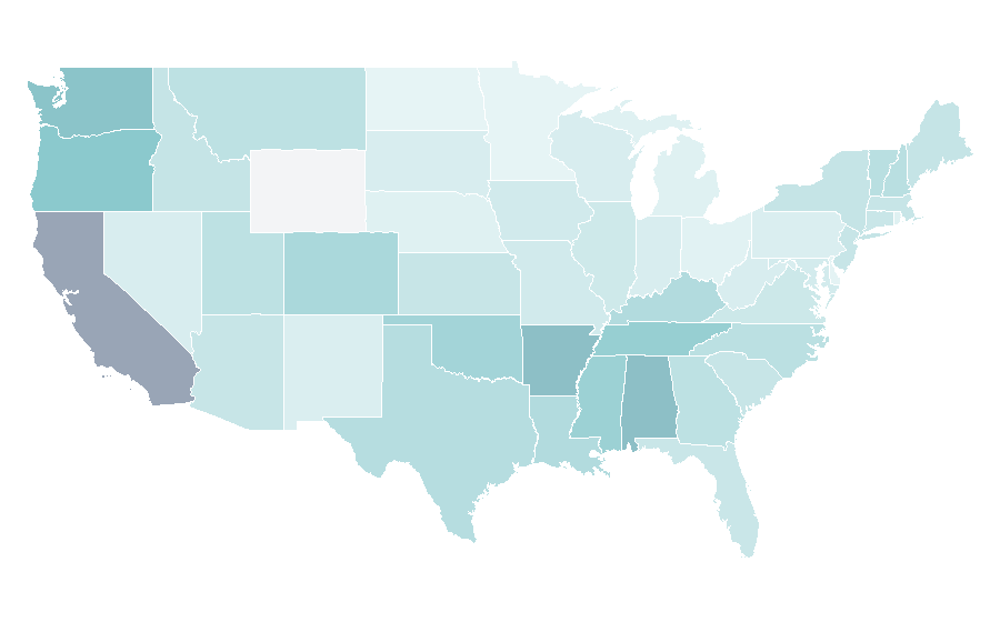 Affinity by region — Hoka One One, United States