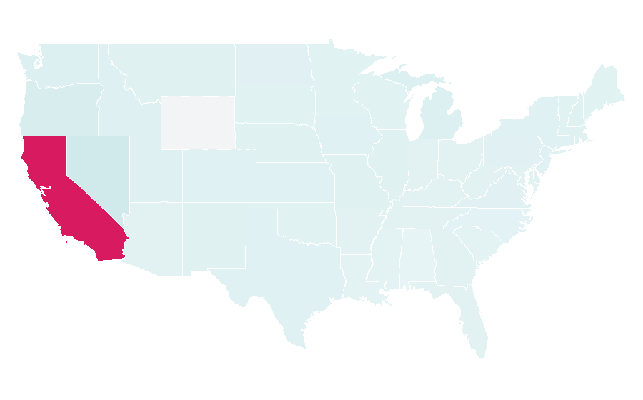 Affinity by region — Hollywood Sign, United States