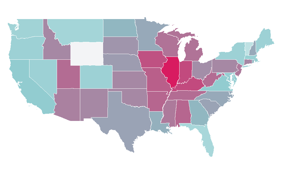 Affinity by region — Home Alone (franchise), United States
