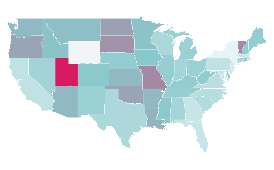Affinity by region — Home audio, United States