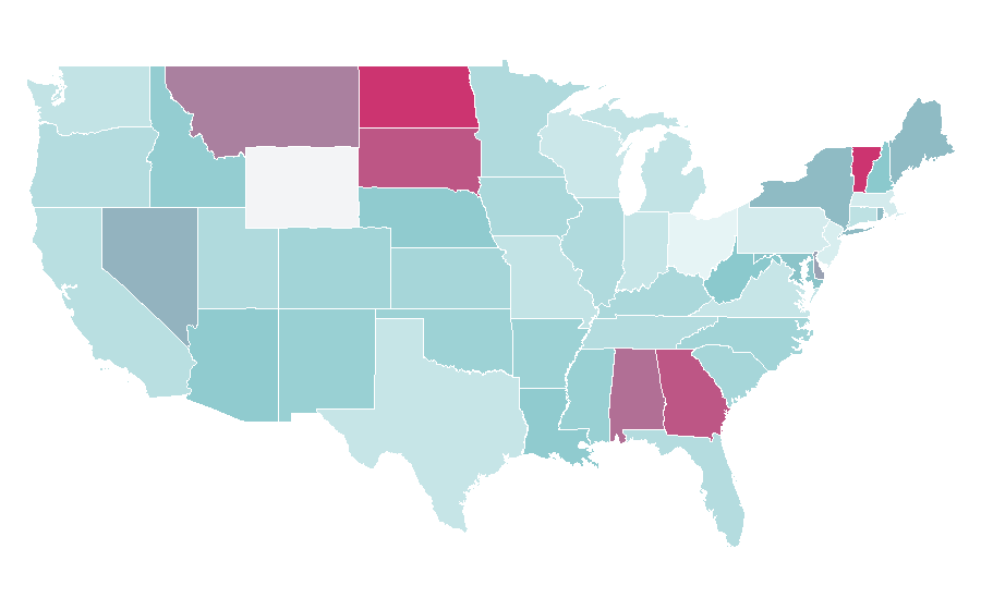 Affinity by region — Home Based Business, United States
