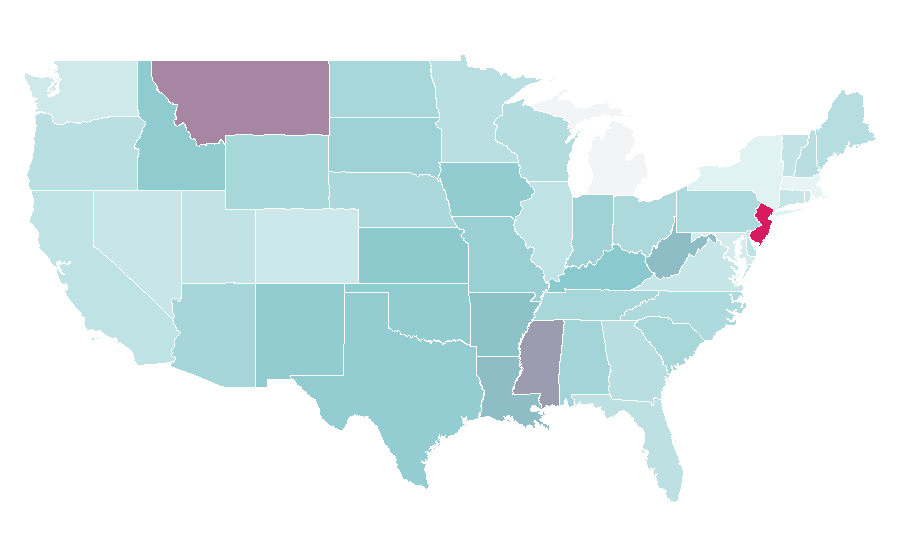 Affinity by region — Home Front, United States
