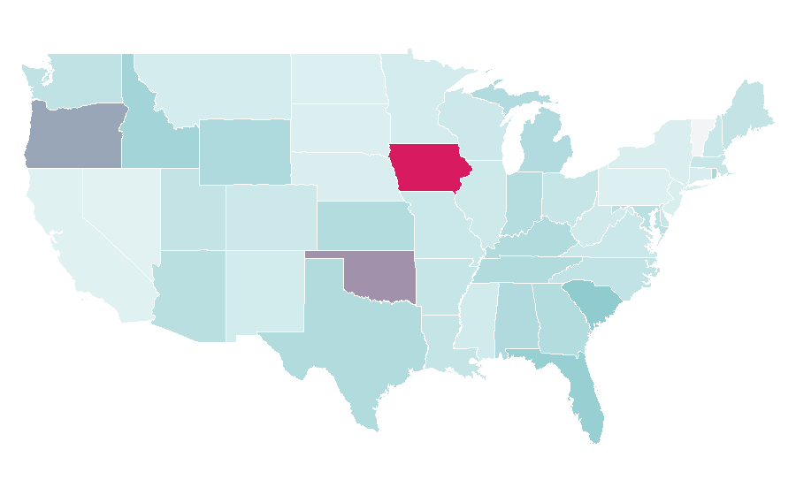 Affinity by region — Home inspection, United States