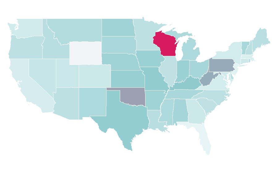 Affinity by region — Home Interiors, United States