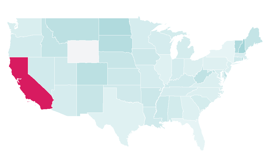 Affinity by region — Home Made Food, United States