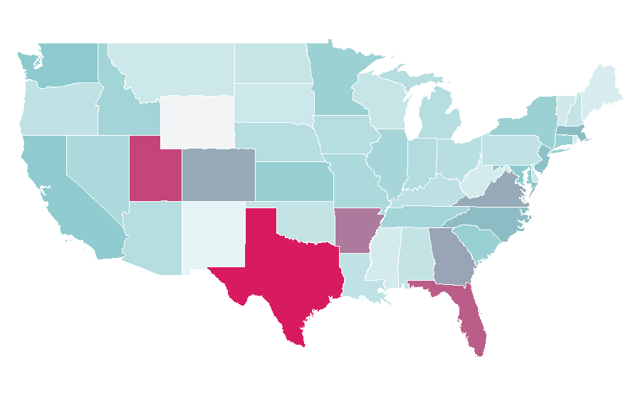 Affinity by region — Home Office, United States