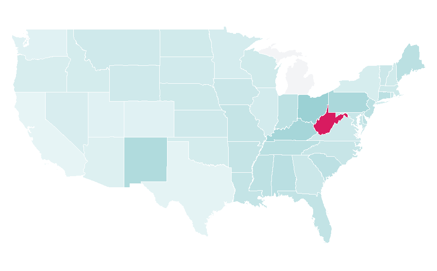Affinity by region — Home Shopping Network, United States