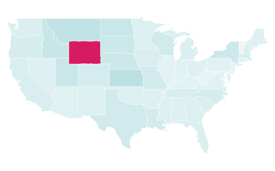 Affinity by region — Homebase, United States