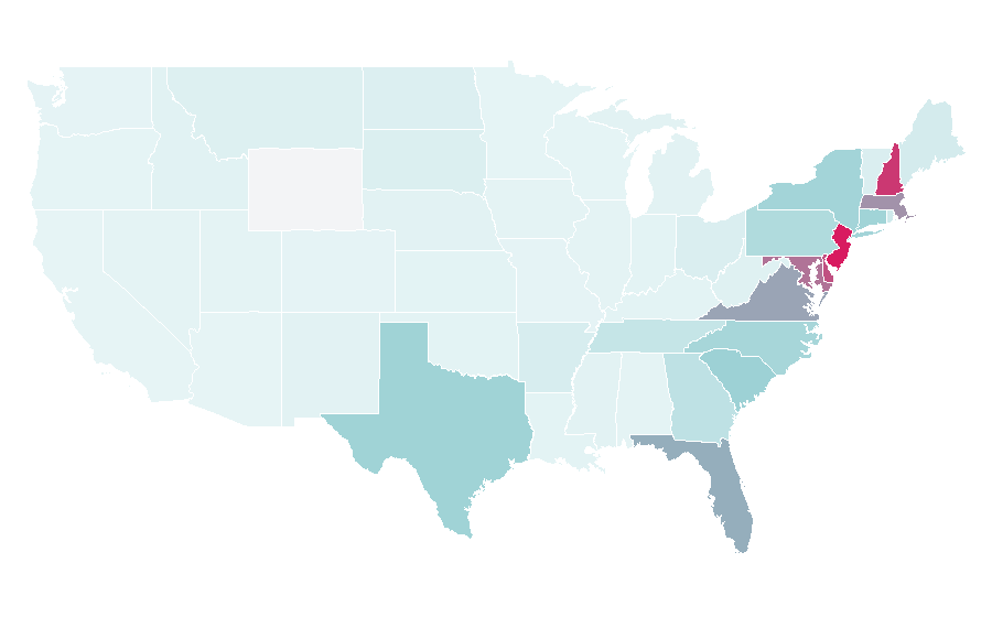 Affinity by region — HomeSense, United States