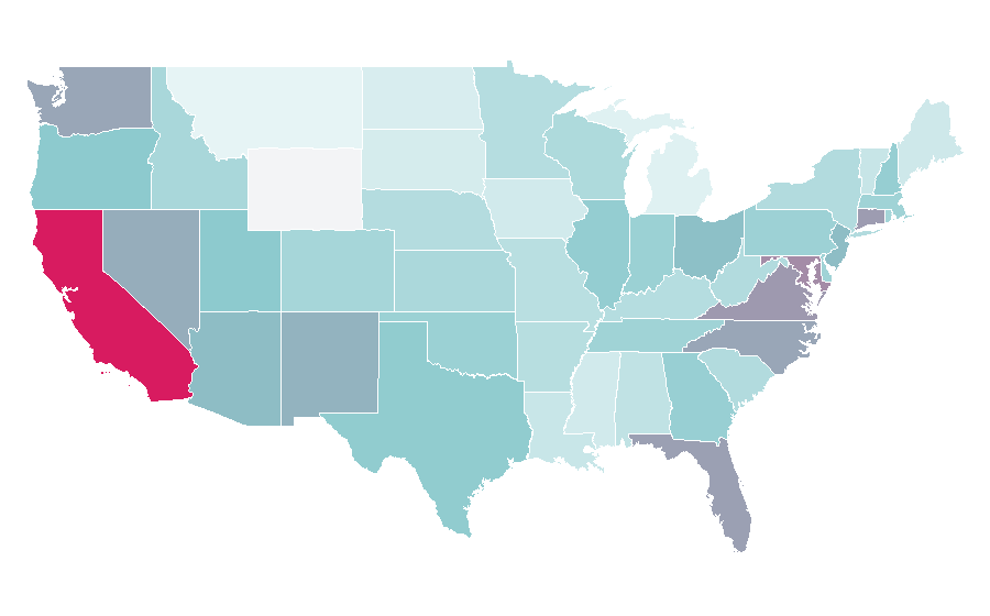 Affinity by region — Honda Civic Si, United States