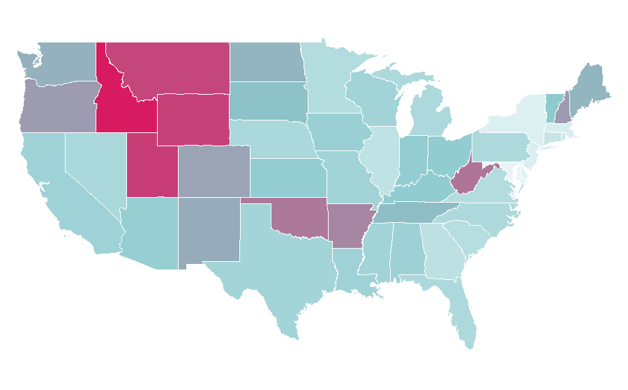 Affinity by region — Honda Motorcycles, United States